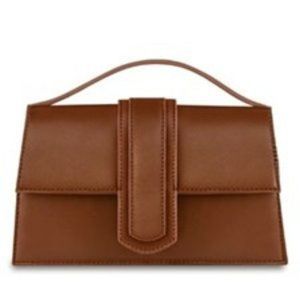 Kayla + Ava Miranda Vegan Leather Crossbody Clutch Purse Bag NWT